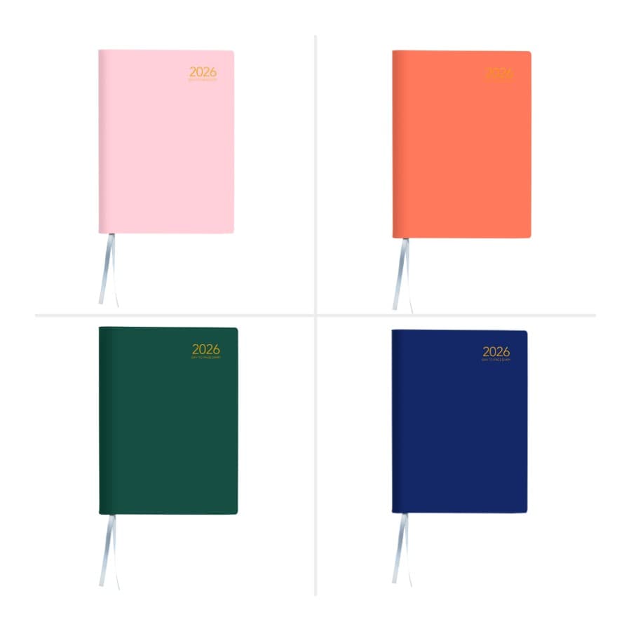 2026 Weekly Spiral Diary A5 - Assorted*
