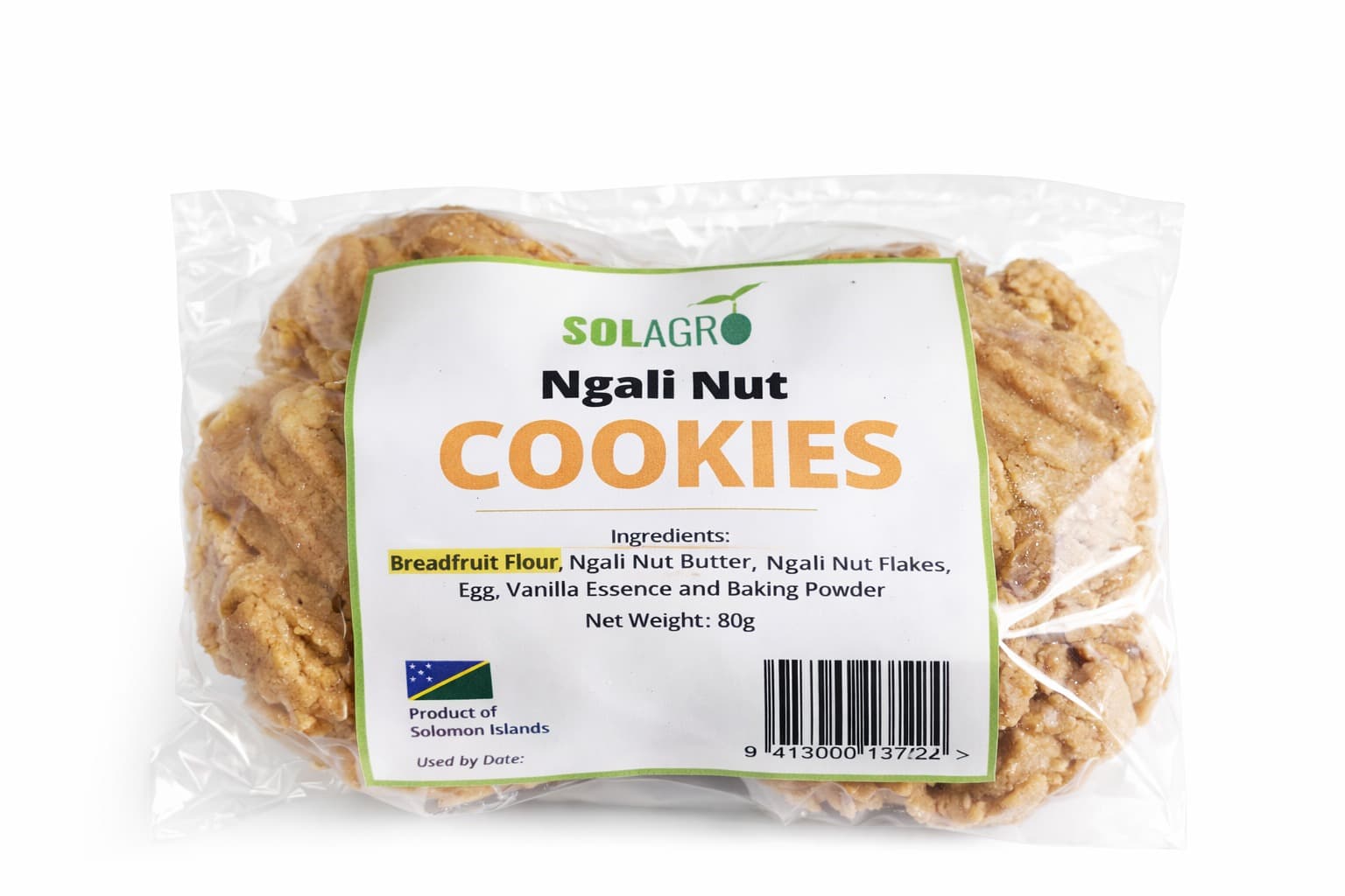 Ngali nut cookies (Bread fruit)